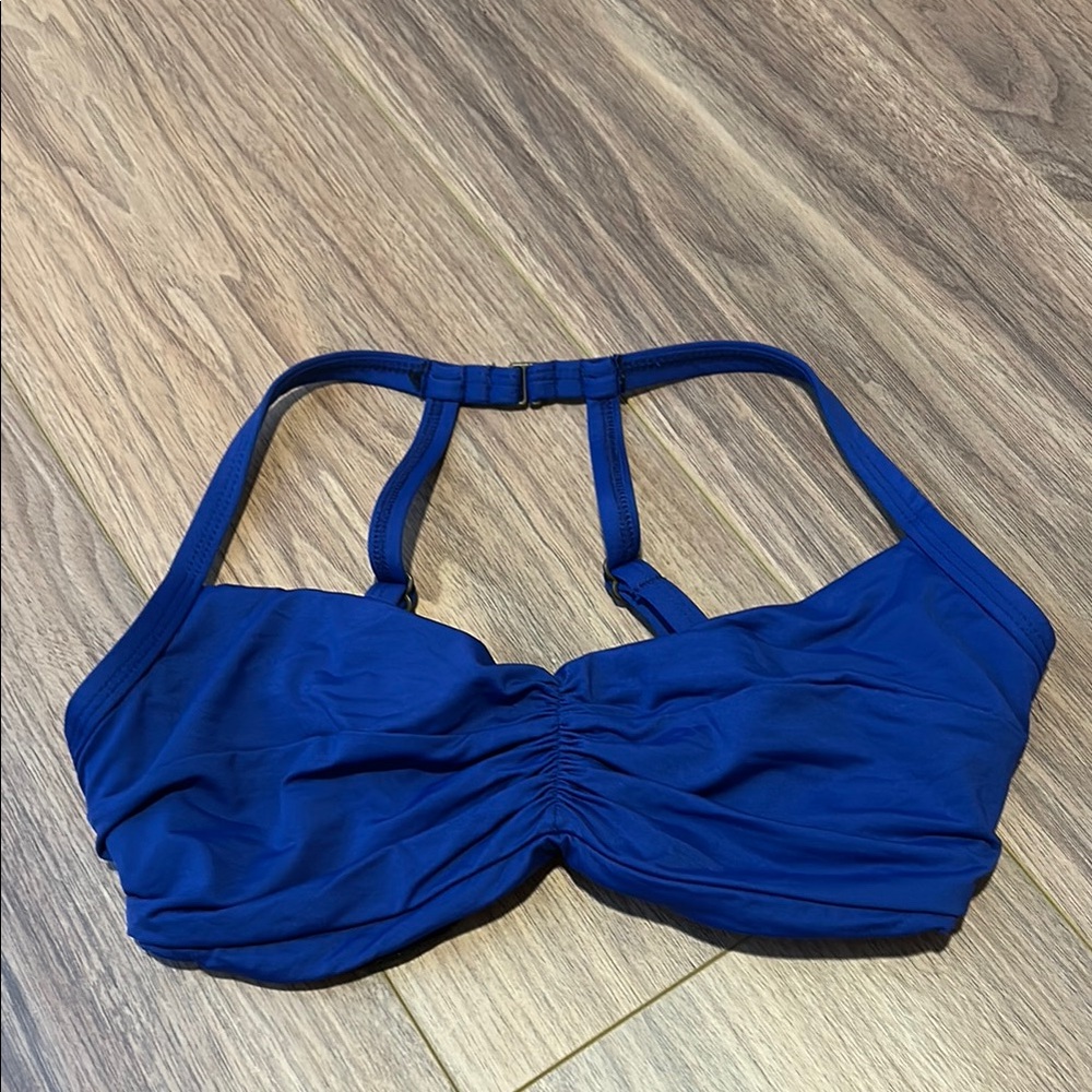 Ruched Bikini Top with Underwire